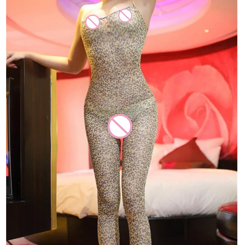 Леопардовое сексуальное женское белье сексуальное боди размера плюс Сексуальное Женское порно белье женские сетчатые боди с чулками детские куклы