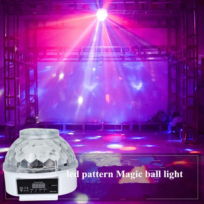 

Disco Crystal Magic Led Stage Ball Light Lamp RGBW Projector Stage Dmx512 Rotate Christmas Club Bar KTV Family Party Lights