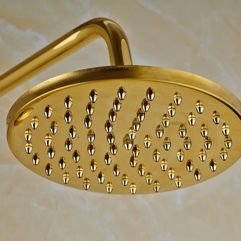 Смеситель для душа для ванной комнаты " набор для душа Золотой латунный Смеситель для ванны ручки душевые смесители ручной душевой опрыскиватель