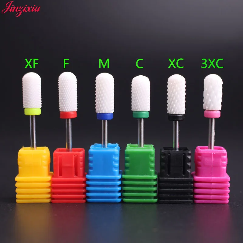 

1PC Type Ceramic Nail Drill Bits Manicure Machine Accessories Rotary Electric Nail Files Manicure Cutter Nail Art Tools