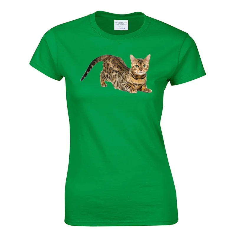 

3D cat summer t shirt women casual lady top tees cotton tshirt female clothing t-shirt printed top fashion tee shirt