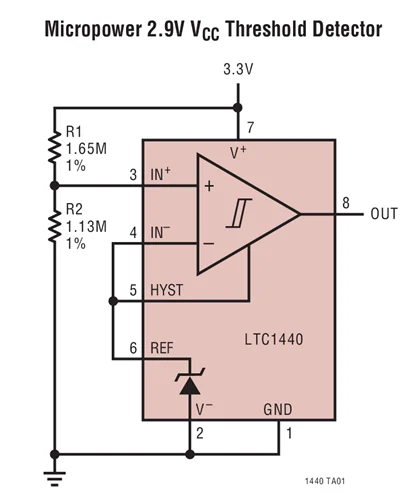 LTC1440CDD LTC1440IDD LTC1440CMS8 LTC1440CS8 LTC1440IS8 LTC1440-сверхнизких Мощность один/двойной компаратор со ссылкой