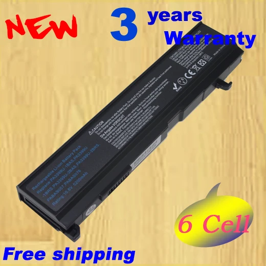 Аккумулятор для ноутбука на 6 ячеек 5200 мАч Toshiba PA3399U-1BAS PA3399U-1BRS PA3399U-2BAS PABAS057 PABAS076 Equium