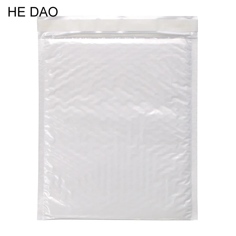 

10 Pcs / Pack, 250*300mm White Poly Plastic Bubble Envelope Mailer For Mailing