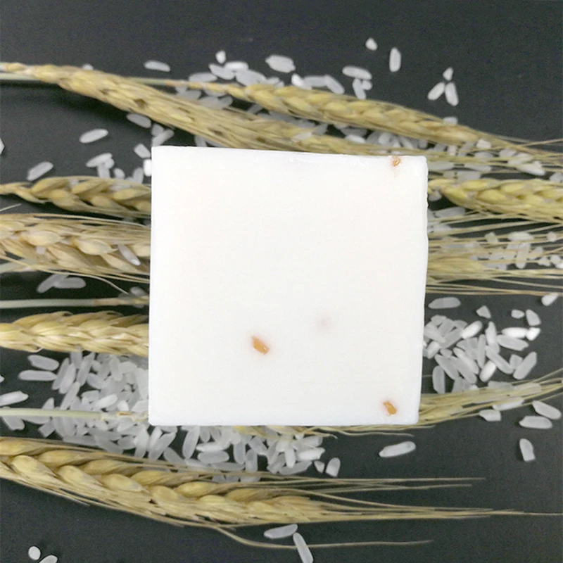 Мыло ручной работы с рисовым молоком Таиланд коллаген Витамин Кожа отбеливание Купание увлажняющие отбеливающие вещества мыло от акне Прямая поставка TSLM1