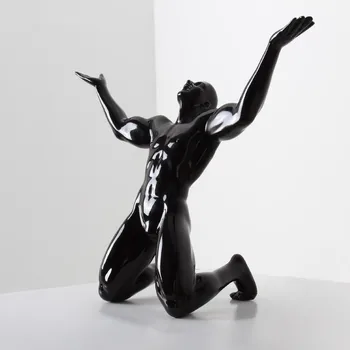 

Shouting People Gliding Celebrating Figurines Ornament Home Office Stylish Living Room Study Room Table Art Decoration