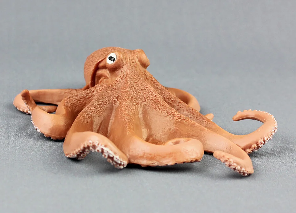 simulation Marine life octopus Static Plastic toy model mini 14x10cm