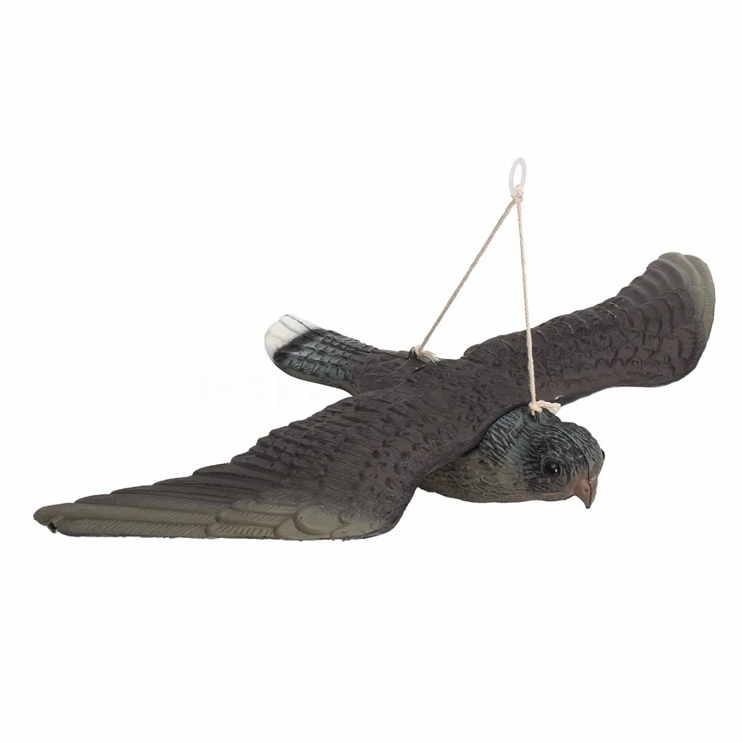 JX-LCLYL Garden Flying Bird Hawk Owl Decoy Weed Pest Control Repellent Scarer Scarecrow
