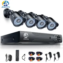 8CH CCTV System 4PCS 720P Outdoor Weatherproof Security Camera 8CH 720P DVR Day/Night DIY Kit Video Surveillance System