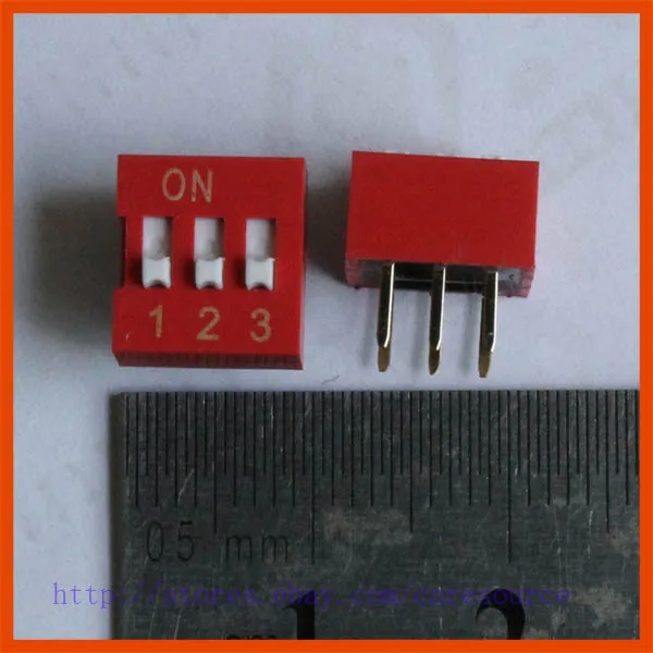 

New 5 x 3 Positions DIP Switch Red 3P