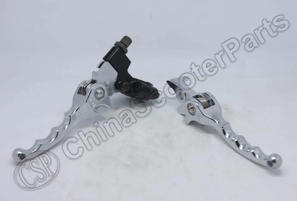 Pieghevole Maniglia A Leva Di Frizione Del Freno Per Moto Pit Sporcizia Motor Bike Xr50 Ssr Klx110 Bse Taotao Thumpstar Crf50 Crf70