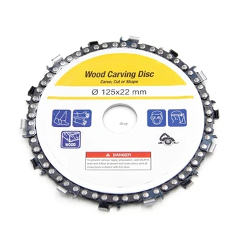 

5 Inch 14 Tooth Grinder Chainsaw Disc for Cutting Wood Saw Blade Chain Circular 125*22mm New Drop Ship free ship