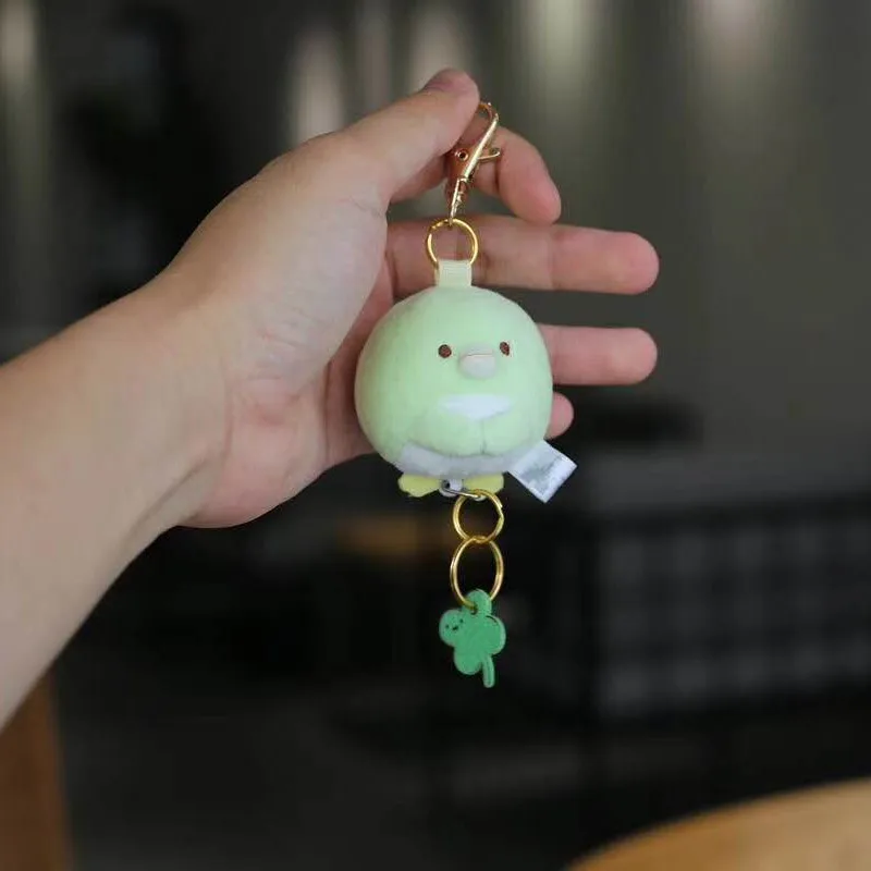 Каваи японского аниме Sumikko Gurashi San-x ручной биологический плюшевая игрушка мультфильм животных кукла кулон брелок подарок для детей