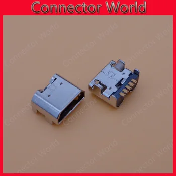 

100pcs/lot micro mini USB dock jack socket connector for LG G STYLO 2 PLUS 5.7 K550 MS550 charging port replacement repair parts