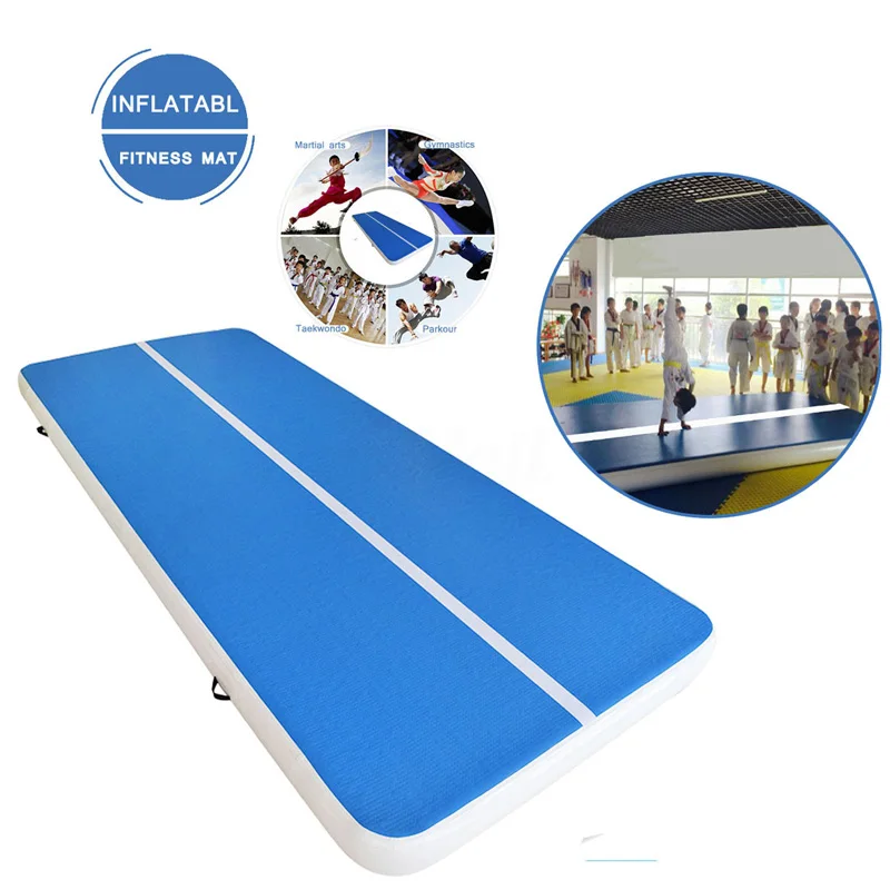 

DWF Inflatable Tumbling Mat For Gymnastics Hot Sale Inflatable Fitness Equipment 6*1*0.1m Different Color Air Track With Pump