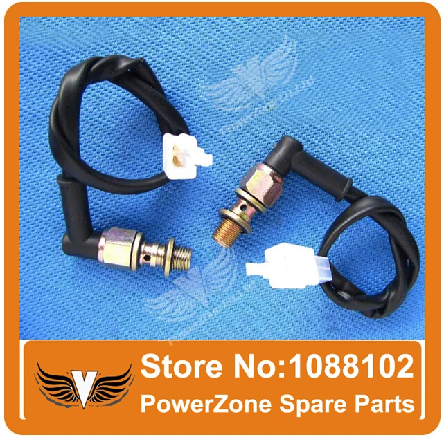 

Motorcycle Hydraulic Brake Pressure Light Switch 10x1.25mm Or 10x1mm Banjo Bolt Motors Banjo Bolt Brake Light Pressure Switch