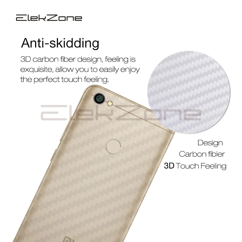 Carbon Back Film 3Pcs For Xiaomi Redmi 4X Note4X 4 6 Pro 5A Note5A Prime Cover Screen Protector For Redmi 5A 6Pro Carbon Fiber (1)
