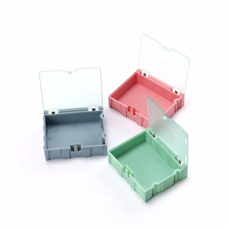 1pcs New Arrival SMD SMT IC Electronic Component Mini Storage Box and Practical Jewelry Storaged Case 756321mm 3 colors (1)