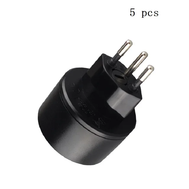 3 pin plug Travel Adapter Europ German TO Swiss plug 10A 250V Power