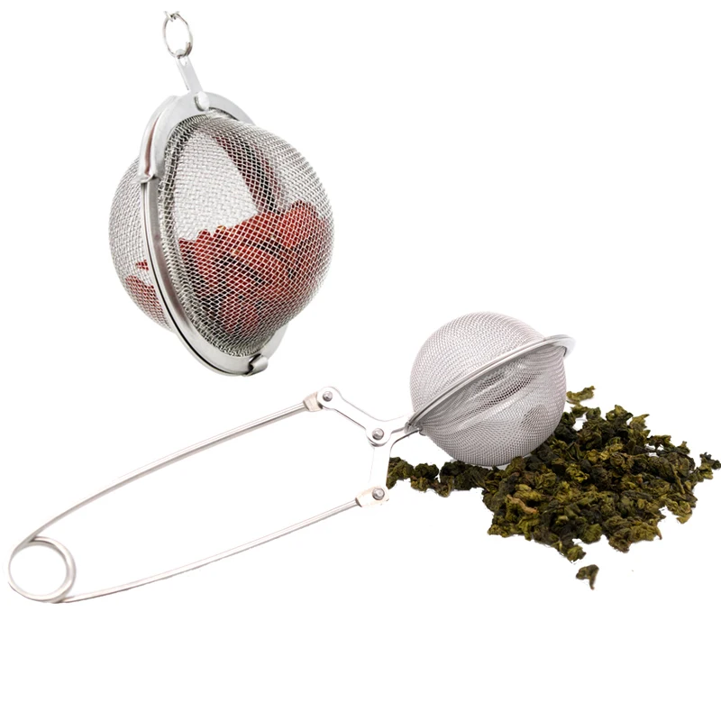 

ERMAKOVA 2 Styles Stainless Steel Tea Infuser Loose Leaf Tea Tong Maker Perfect Pincer Tea Ball Strainer Filter Kitchen Tool