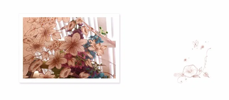 European Royal Luxury Curtains 11 Colors Embroidered Voile Curtains for Living Room Drapes Crystal Beaded Curtains Sheer (19)
