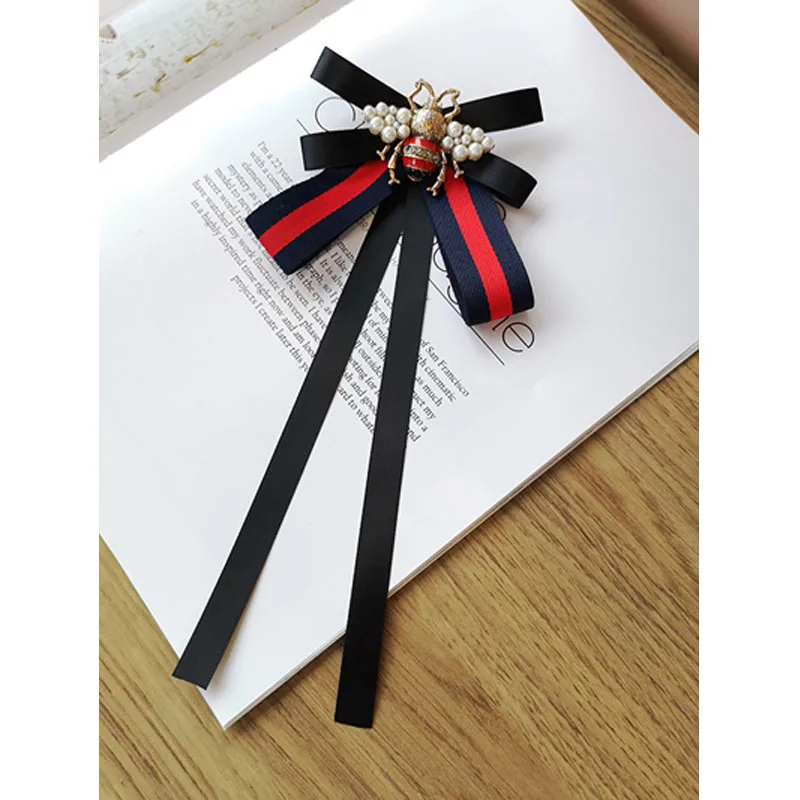 Женский галстук-бабочка для девушек, Женский галстук-бабочка для колледжа, студентов, сотрудников банка, отеля, красивый галстук-бабочка, модный галстук-бабочка с лентой - Цвет: F1 Pin