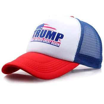 

Fashion Trump 2020 Election Baseball Cap Keep America Great President Trucker Hat Women Men Letter Solid Casual Caps