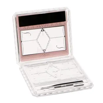 

Empty Makeup Palette Powder Eyeshadow Blush Lip Gloss Lipstick DIY Case with Mirror Brush