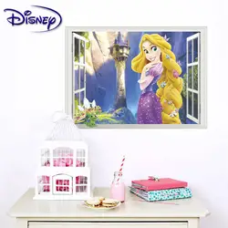 Дисней детская комната стикер спальня гостиная мультяшное Украшение Наклейка принцесса шаблон стикер