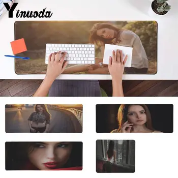 

Yinuoda My Favorite Beautiful model DIY Design Pattern Game mousepad Free Shipping Large Mouse Pad Keyboards Mat