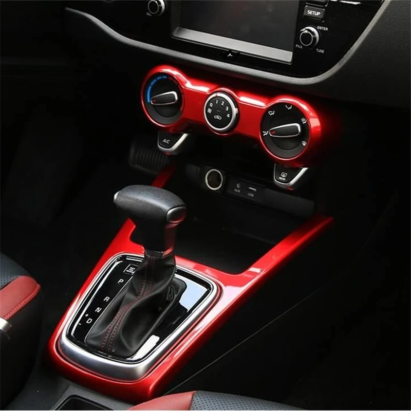 

Control System Interior Excent Auto Automovil Decorative Chromium Bright Sequins Accessories Covers Modification 17 FOR Kia K2