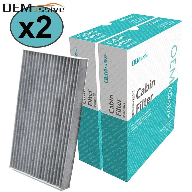 

2x Car Pollen Cabin Air Filter Includes Activated Carbon For Cube Z12 Leaf ZE0