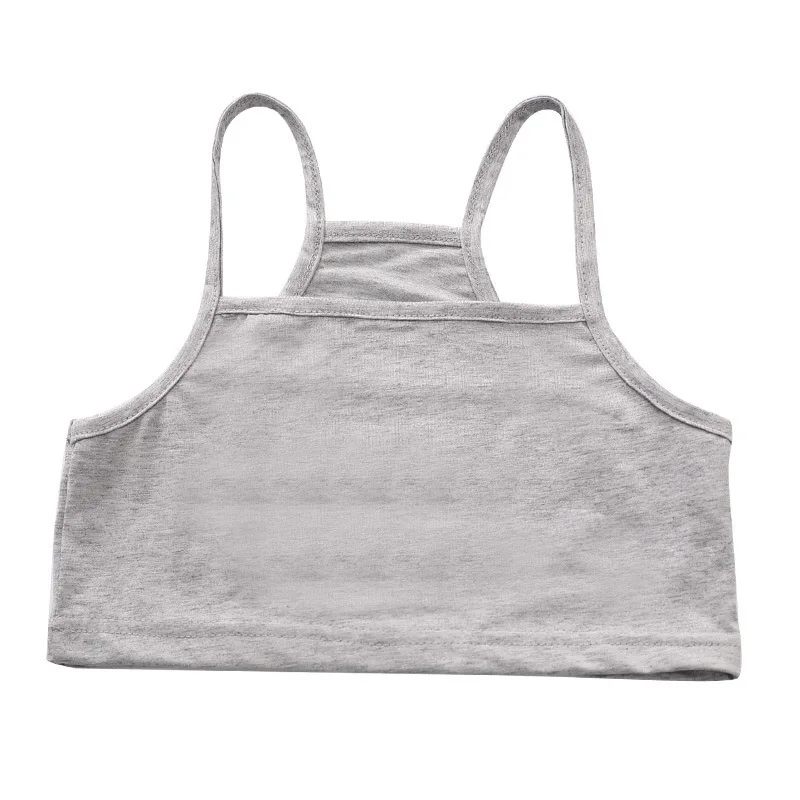 Black Grey Tops Camisole For Girls Sports Vest Clothes Summer Spring 2018 Little Girls Sling Tank Top Teenage Kids Vest Black Grey Tops Camisole For Girls Sports Vest Clothes Summer Spring 2018 Little Girls Sling Tank Top Teenage Kids Vest