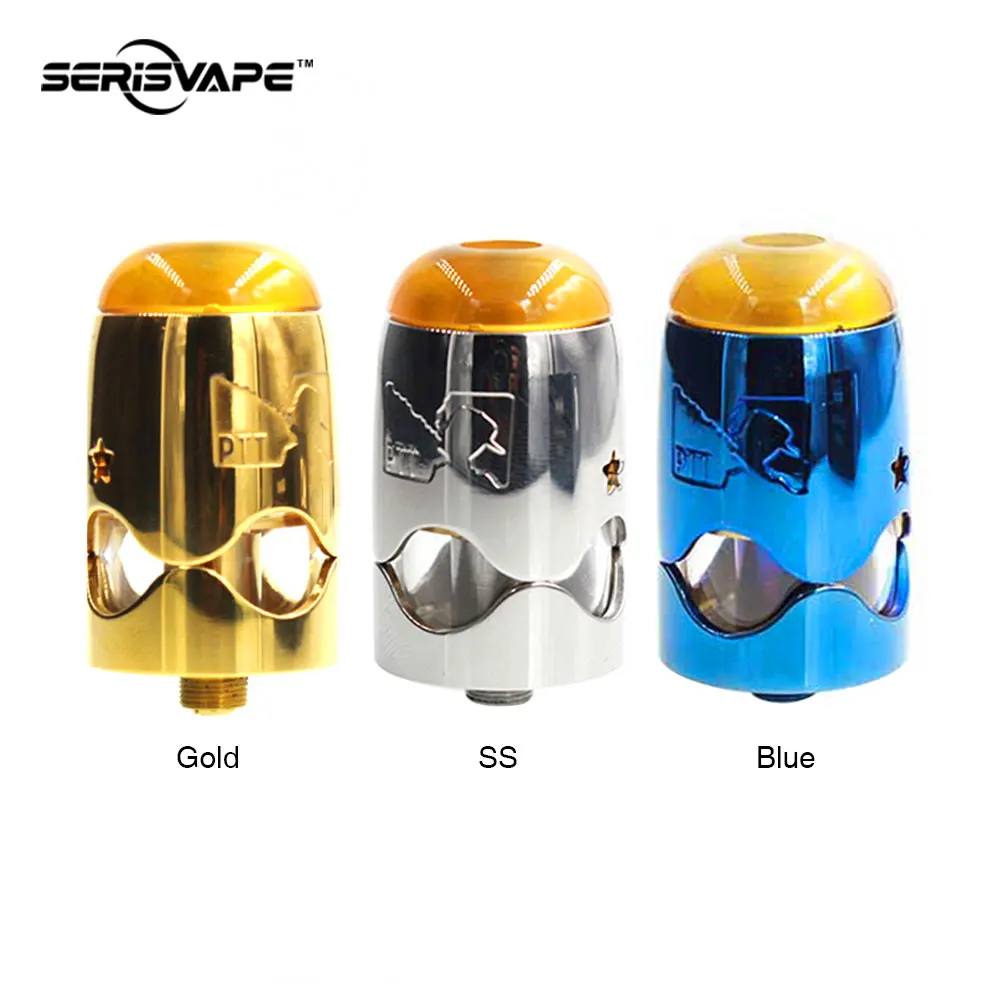 

New Arrival Original Serisvape Bomb UFO V1.5 2ml 25mm Stainless Steel RDTA Rebuildable Dripping Tank Vape Atomizer E-cig Tank