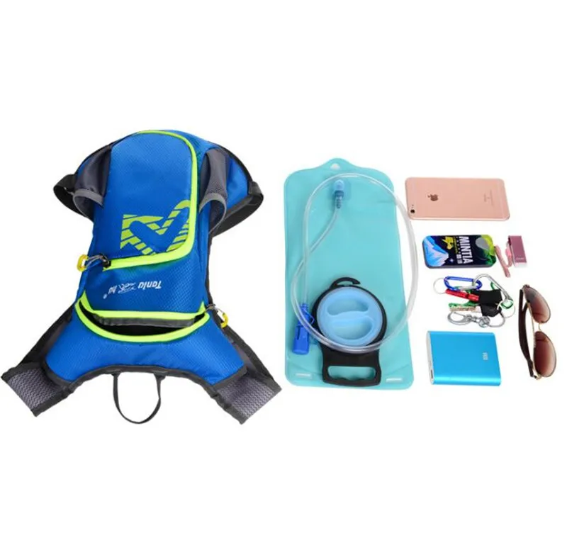 TANLUHU Men Mountain Bike Sports Bags MTB Road Bike Cycling Backpack Running Hiking Rucksack  2L Water Bag Hydration