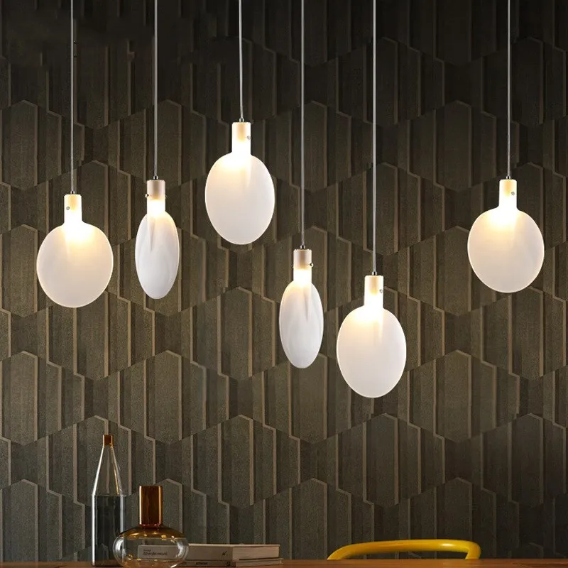 

Modern LED Pendant Lights Restaurant Hanglamp Hotel Hall Pendant Lamps Caffee Shop Office Ceiling Luminaire Indoor Bedside Lamp