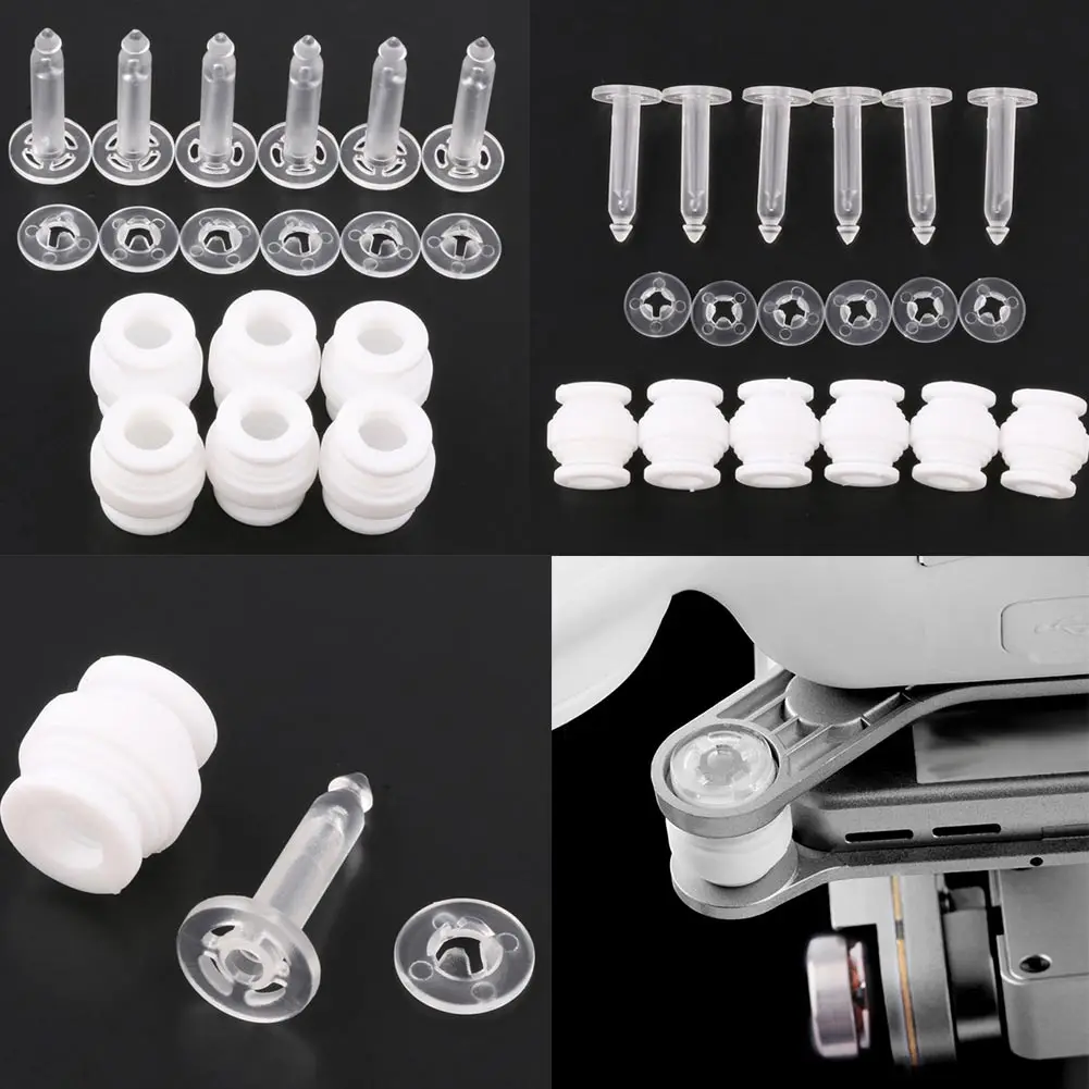 Kit amortisseurs anti-vibration Dji Phantom 3/2 - 6 boules + broches