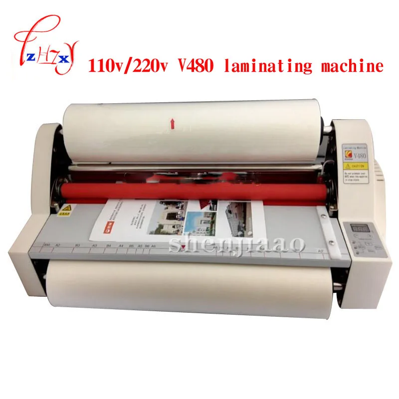17 5 V480 paper laminating machine students card worker card office file laminator Guaranteed photo A3