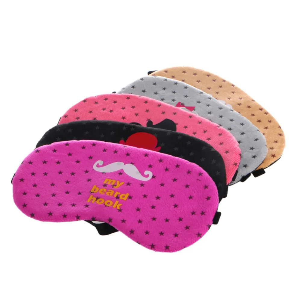 

New Cute Eye Sleeping Rest Travel Sleep Mask Soft Cover Shade Blinder Blindfold