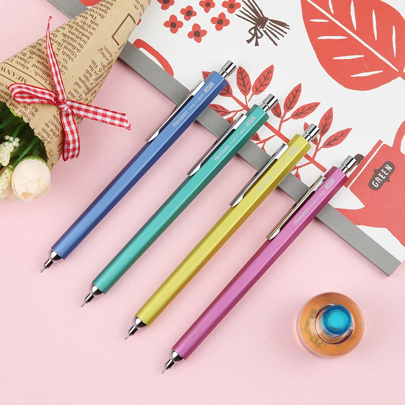 

Japan OHTO HORIZON Color Push Gel Pen 0.5mm NKG Business Office Signing Pen Kawaii School Supplies 1PCS