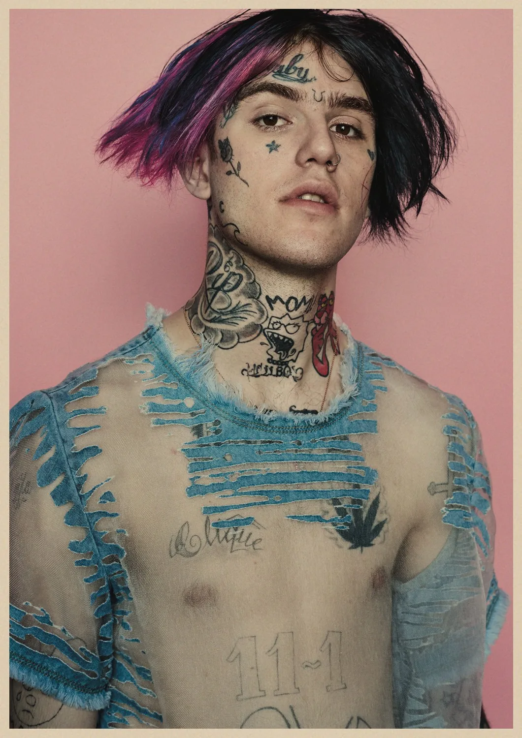 Lil Peep художественный постер Ретро Винтажные постеры из крафт бумаги домашний