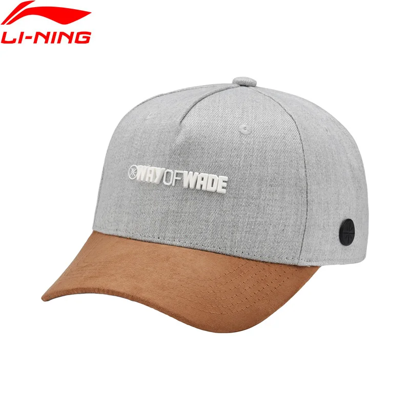 Li Ning Мужская серия WADE Спортивная Кепка 100% полиэстер 56 60 см солнцезащитный козырек