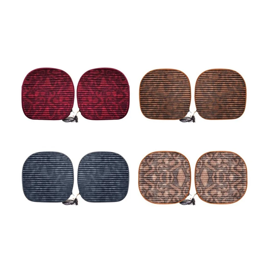 

2pcs 12V Universal Winter Car Electric Heated Blanket Cushions Auto Seat Heating Pad Covers Auto Car Styling