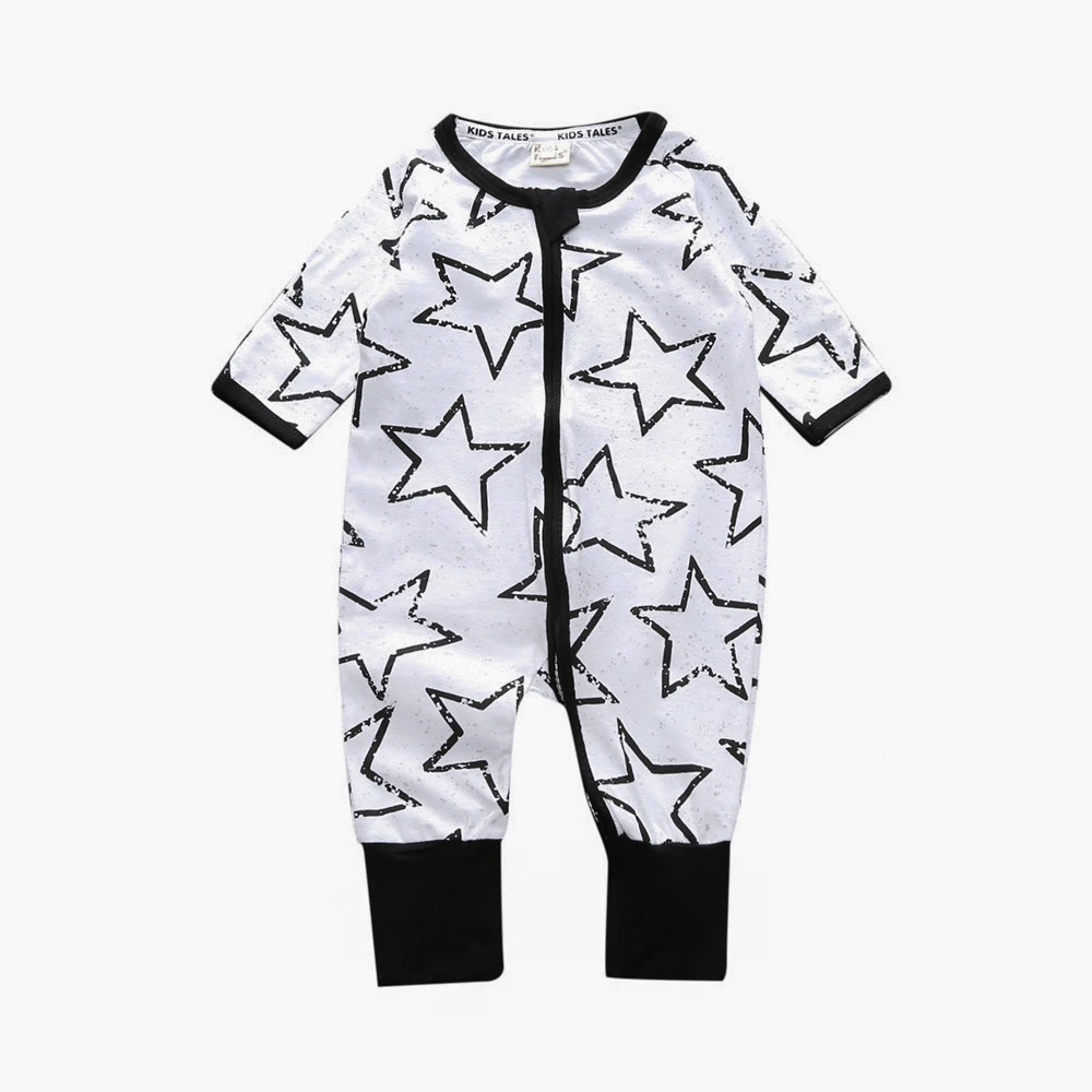 

2018 New baby boy rompers Baby Clothing Long Sleeve Cotton Star Printed Baby Boy Girl Rompers Toddlers Jumpsuit Overalls