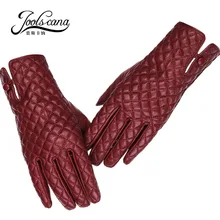 JOOLSCANA women gloves genuine leather fashion winter touch screen glove made of Italian imported sheepskin mitten
