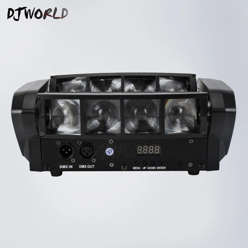 

Fast Shipping Mini LED Beam Spider 8x6W RGBW Moving Head Lighting DMX 512 Stage Effect Professional For Stage Disco