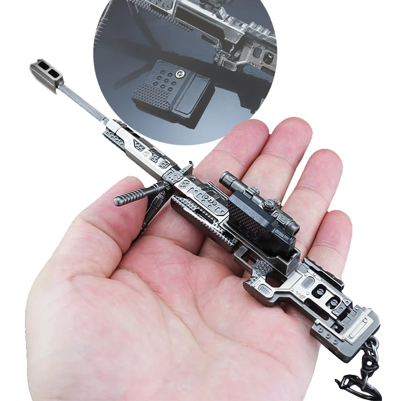 

APEX Legends Gun Model Toys for Children Gifts Krebel Sniper Rifle Gun Keychain Metal Battle Royale Weapons Toy Rifle Gun