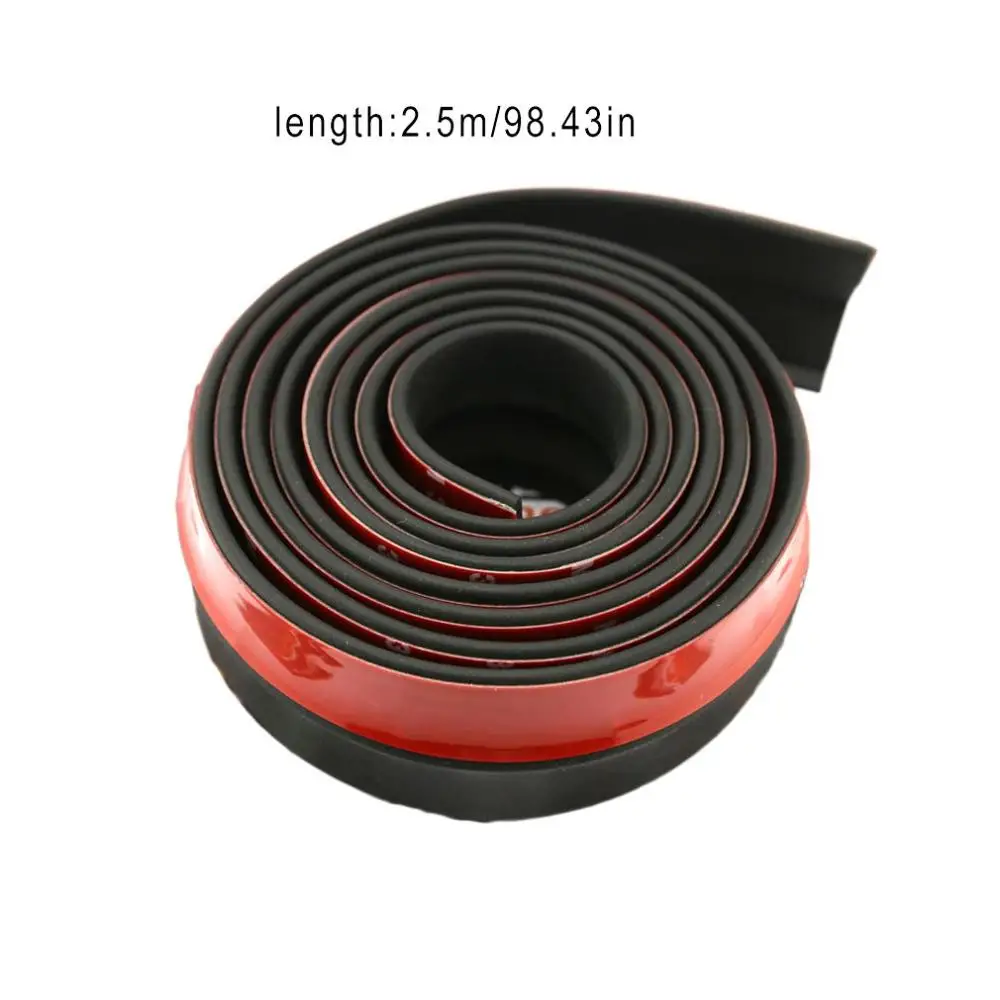 

2.5M Universal Front Bumper Lip Splitter Car Body Lip Skirt Trim Spoiler Protector for Cars Truck SUV