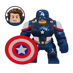 2019 Marvel мстители Супер Герои Человек-паук Капитан америкагидро Человек-паук строительные блоки кирпичи игрушки для детей подарок