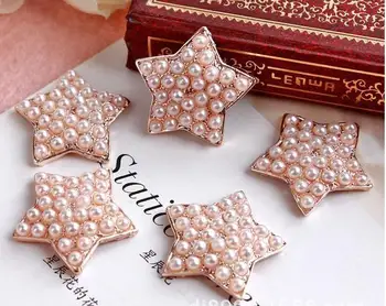 

Free Shipping! 50pcs/lot 22MM STAR rhinestone button wedding invitation embellishment Scrapbooking Napkin Ring